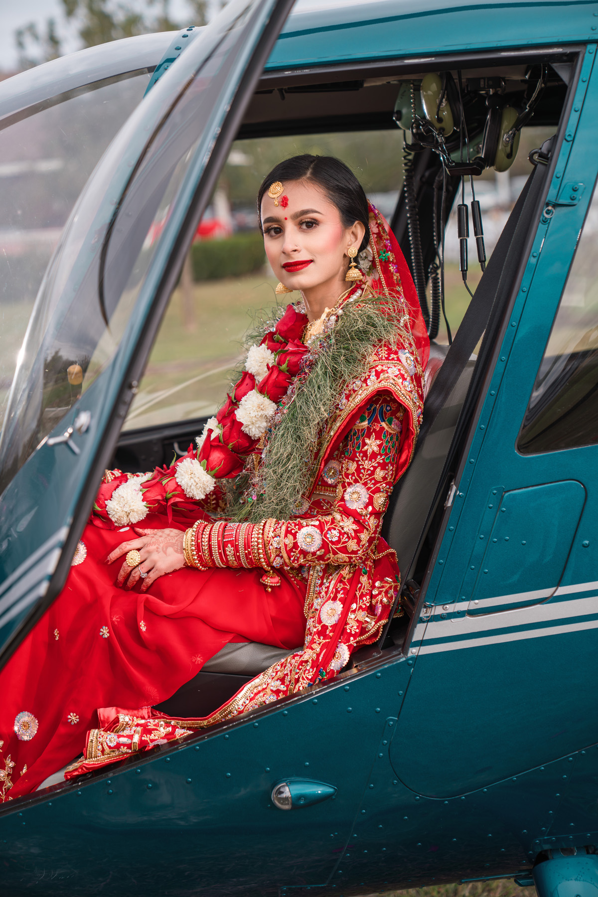 Helicopter Wedding Landscape